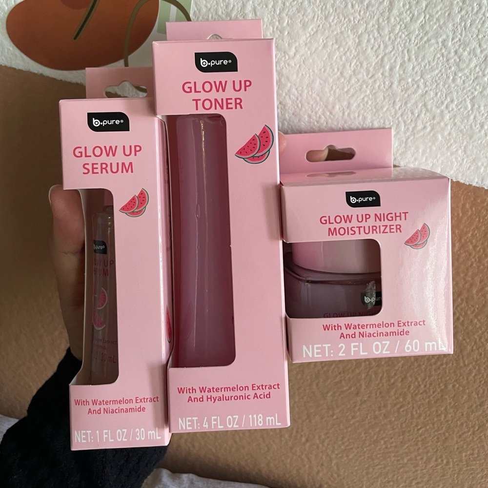 Bpure watermelon glow skin care set